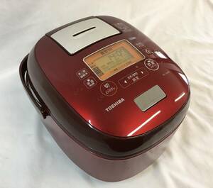 炊飯器　鍛造かまど銅釜　真空IH　TOSHIBA　RC-10VRJ　グランレッド