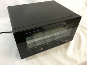 オーブントースター　LITHON　超蜜やきいもトースター　LITHON　×　pukupuku　KLYM-001　黒