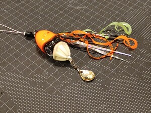 ディープ用！175g×1個 ブレードタイラバヘッド（Fire Fly Squid　蛍烏賊）1セット！