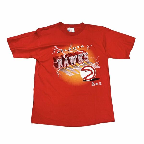 90s deadstock ATLANTA HAWKS NBA Tシャツ USA製 アメリカ製　vintage デッドストック　バスケ