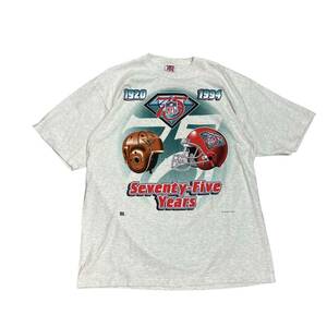 90s deadstock NFL 75周年記念Tシャツ　半袖Tシャツ USA製 アメリカ製　デッドストック　vintage ビンテージ　Tシャツ NFL