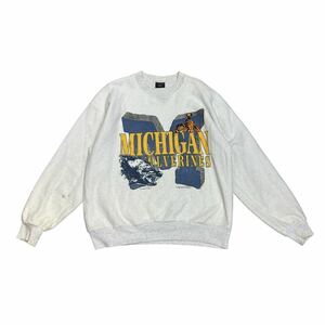 90s Michigan wolverines ミシガン大学　ガーフィールド　Garfield サイズL USA製 アメリカ製　vintage ビンテージ　ヴィンテージ　