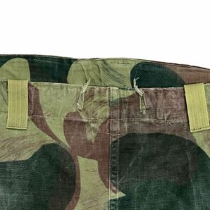 50s ベルギー軍 ブラッシュストロークカモ 迷彩 ミリタリー カーゴパンツ vintage ビンテージ ヴィンテージ 軍物 カモフラ アメカジの画像4