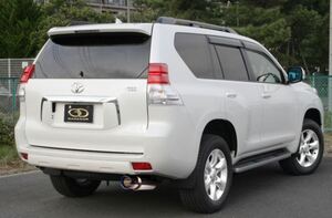 ガナドール ランクルプラド CBA-TRJ150W マフラー テール部のみチタニウム製 GVE-012BL GANADOR Vertex 4WD SUV