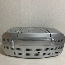 【TOSHIBA/東芝】TY-CDK5 CDラジオカセットレコーダー CUTEBEAT シルバー TY-CDK5(S) 2009年製 動作品 リモコン付き CDプレイヤー ラジカセ_画像8