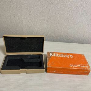 【Mitutoyo】デジタルポケットゲージ QUICK MINI クイックミニ 700-121 測定器 工具 箱付き 電池切れ 【全国送料一律520円】の画像7