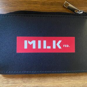 milkfed カードケース コインケース ブラック ウォレット 財布