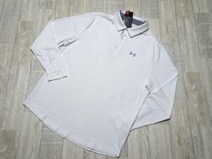 【未使用】★Under Armour/アンダーアーマー/メンズ/ゴルフ/長袖/ストレッチ/シャツ★XL〔P-550〕