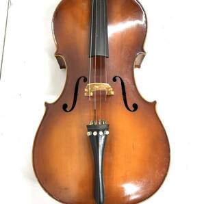 L129-W13-928 佐川 Kiso Suzuki Copy of Antonius Stradivarius1720 anno 1972 4/4 No.4 チェロ 楽器 弦楽器 ケース付き 約125×45×15cm③の画像4