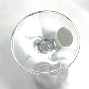 P126-W13-1074 BOHEMIA Hand-cut lead crystal ボヘミア ハンドカット クリスタルガラス ペアグラス ワイングラス 2個セット 箱あり③の画像5