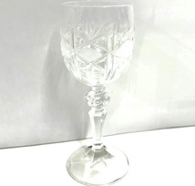 P126-W13-1074 BOHEMIA Hand-cut lead crystal ボヘミア ハンドカット クリスタルガラス ペアグラス ワイングラス 2個セット 箱あり③_画像3