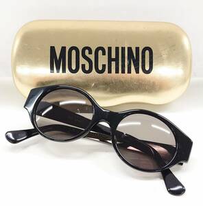 R384-W7-1445◎MOSCHINO モスキーノ サングラス ブラック M05794 ユニセックス 43□19-145 度無し ケース付き④