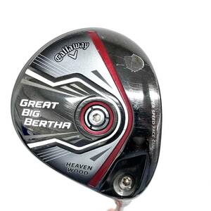 R001-W14-292 Callaway BIG BERTHA 2015 HEAVEN WOOD/BB005 フレックスSR フェアウェイウッド 男性右利き ゴルフクラブ①