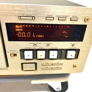 R411-W11-789 ◆ TEAC ティアック V-6030S カセットデッキ オーディオ機器 通電確認済み③の画像9