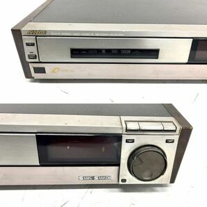 J133-W7-1126 ◆ Victor ビクター HR-SC1000 S-VHS/VHS-C ビデオ カセット レコーダー 通電確認済み ジャンク③の画像5