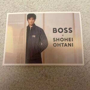 大谷翔平　BOSS 非売品　ポストカード