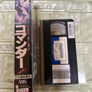 レタパ発送限定 408ビデオテープ VHS★コマンダー 吹替版 ハルク・ホーガン の画像3