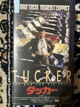 B4★430ビデオテープVHS★ＶＨＳビデオテープ「　タッカー　/　ジェフ・ブリッジス　」制作総指揮ジョージルーカス_画像1