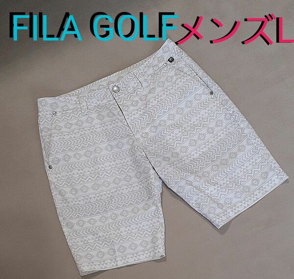 【超美品】FILAGOLF　フィラ　ゴルフ GOLF ハーフパンツ ゴルフウェア ゴルフパンツ　透け防止インナー付き