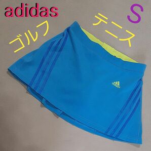 【超美品】アディダス　adidas　ミニスカート　ゴルフ　テニス　インナーパンツ付き　 スコート ゴルフ スカート テニス