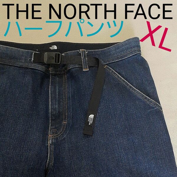 【超美品】THE NORTH FACE　ノースフェイス ジーンズ デニム パンツ　ハーフパンツ　ショートパンツ　メンズ　短パン