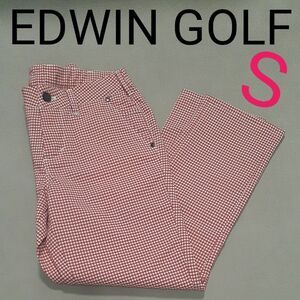 【超美品】エドウィン　EDWIN　 ストレッチ パンツ　ゴルフ　レディースS