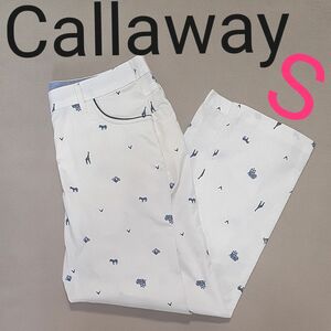 【超美品】キャロウェイ　Callaway ストレッチ ゴルフ パンツ　レディースS