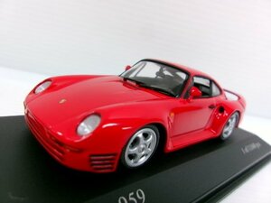 ミニチャンプス 1/43 ポルシェ 959 1987 レッド (1144-616)