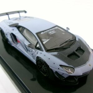 LBワークス 1/64 ランボルギーニ アヴェンタドール 2.0 マットグレー (4246-51)の画像5