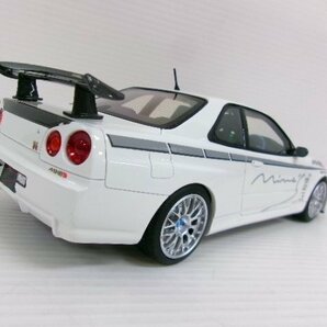 OttO 1/18 ニッサン スカイライン R34 GT-R マインズ ホワイト (6335-585)の画像2