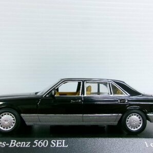 ミニチャンプス 1/43 メルセデスベンツ 560SEL 1989-1991 ブラック (2502-257)の画像4