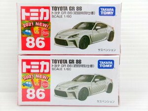  unopened Tomica Toyota GR 86 the first times special specification 2 pcs. set (4246-86)
