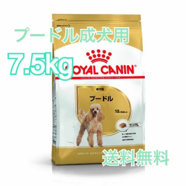 【ロイヤルカナン】　プードル専用フード　成犬用　7.5kg