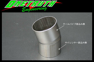 【角度16度】　ヨシムラ対応角度付きアダプター チタン製　φ60.8用