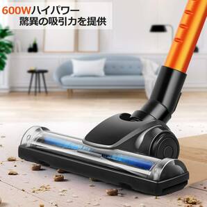 【新品】iwoly サイクロン掃除機 V600 強力吸引600W コード式スティッククリーナー 軽量ハンディクリーナー 紙パック不要 壁掛けの画像2