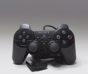 ● SONY 純正 PS2 アナログコントローラー SCPH-10010 ブラック 整備済み デュアルショック2 DUALSHOCK 2 Black SCE 黒 Playstation 2