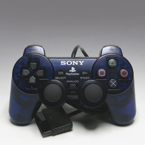 ● SONY 純正 PS2 アナログコントローラー SCPH-10010MB ミッドナイト・ブルー 整備済み デュアルショック2 DUALSHOCK 2 Midnight Blue 紺の画像1
