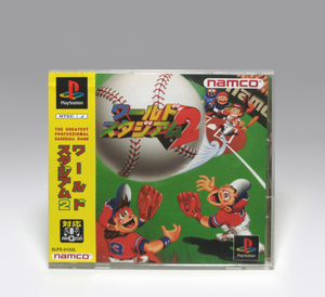 ● PS 帯あり ワールドスタジアム２ SLPS-01335 動作確認済み WORLD STADIUM 2 NTSC-J namco 1998 Baseball