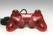 ● SONY 純正 PS2 アナログコントローラー SCPH-10010R クリムゾン・レッド 整備済み デュアルショック2 DUALSHOCK 2 Crimson Red SCE 透赤_画像2
