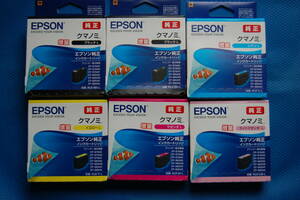 ** EPSON original ink cartridge bear flea 6 piece set ①**