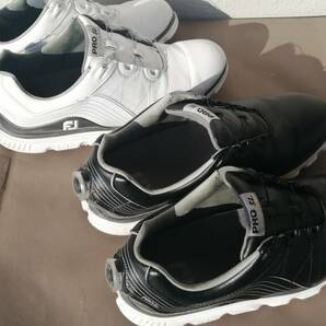 フットジョイ（FOOTJOY) PRO-SL ２足セット 白26.5/黒27.0の画像8