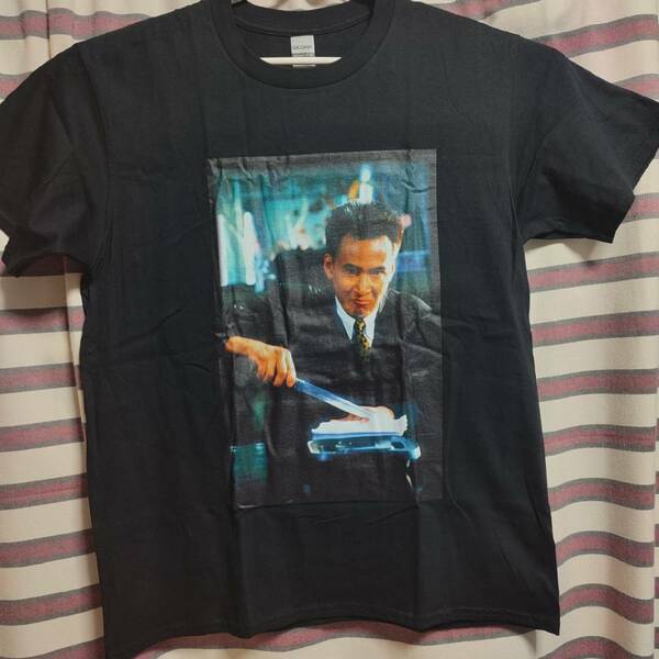 ブラックレイン　BLACK RAIN 映画Tシャツ【Lサイズ】☆送料無料/新品☆松田優作　高倉健　フォトプリントTシャツ