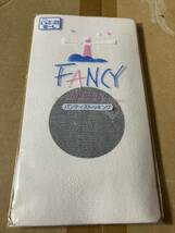 fancy panty stocking ホワイト 白 パンティストッキング ファンシー 柄 デザイン パンスト タイツ ストッキング 編み 網 国産品 _画像1