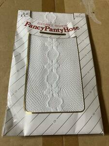 fancy panty hose ホワイト 柄 編み 網 ネット ラッセル ファンシー パンティストッキング パンスト タイツ ホース stocking 白 