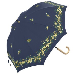 *mimo The. цветок / темно-синий * черный покрытие . дождь двоякое применение 50cmteki стиль длинный зонт зонт женский взрослый длинный зонт 50cm. дождь двоякое применение зонт kasa