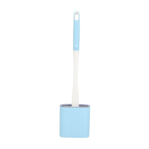 * Sky blue * toilet brush stylish pmyem233 toilet brush storage silicon slim toilet brush wall .. ornament 