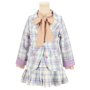* purple * 130CM girl suit mail order graduation ceremony go in . type formal 3 point set 120 130 140 150 160 cm child spring elementary school student clothes junior high school student ju