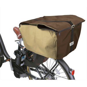 * Brown bicycle basket cover after mail order electromotive bicycle basket cover waterproof processing water-repellent is . water basket cover basket cover large covered . capacity 