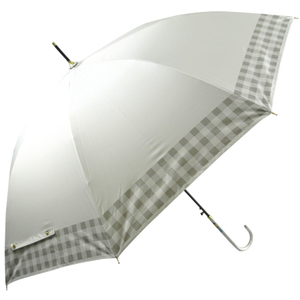 ☆ すそチェックWH ☆ ATTAIN アテイン 雨晴兼用傘 58cm 傘 レディース ブランド 長傘 晴雨兼用傘 約 60cm 58cm アテイン おしゃれ 日傘