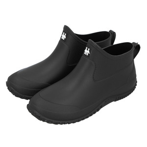 * black * 42(26cm) rain boots Short men's mail order lady's rain shoes short Short rain boots boots rain shoes length 